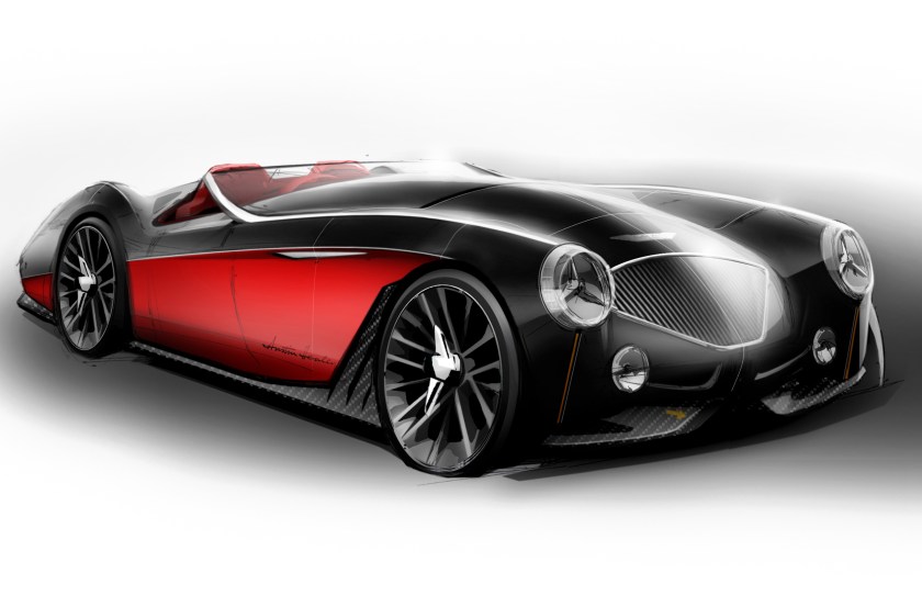 Shiro Nakamura's reimagined Austin-Healey 100-4